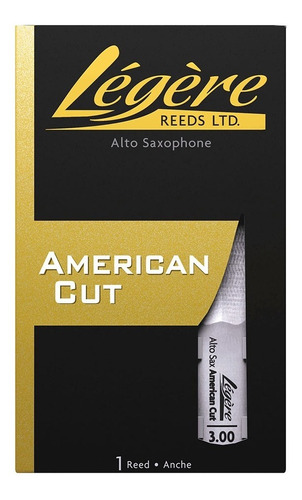 Caña Legere American Cut Para Saxofón Alto 