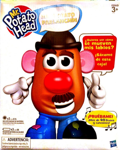 Mr Potato Head Parlanchin +40 Frases Y Canciones Hasbro Dgl