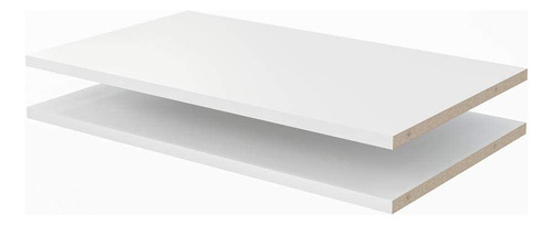 2 Estante Blanco Para Modulo 25.5 Ancho