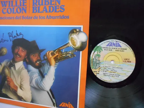 Willie Colón Ruben Blades Canciones Del Solar Autografiado (Usado)