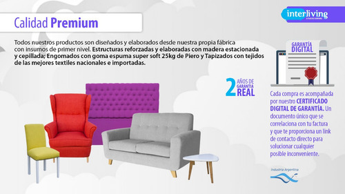 Sillon Poltrona Matero C/ Apoyabrazo Amplio Tapizado Premium