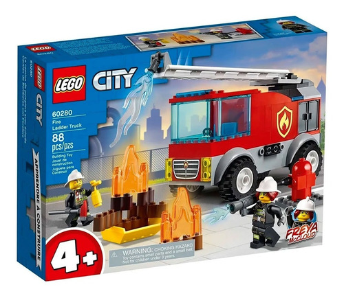 Lego® City Camión De Bomberos Con Escalera 60280 Canalejas