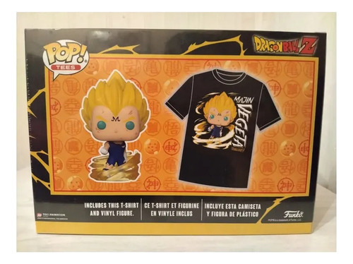 Funko Pop! Tees Majin Vegeta Special Edition Remera Talle L