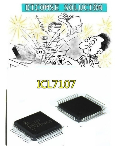 Icl7107cm44 Icl7107 7107cm44 7107