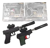 Comprar Juguetes 2 Pistolas M1908 + Glock Airsoft Con Balines De Gel