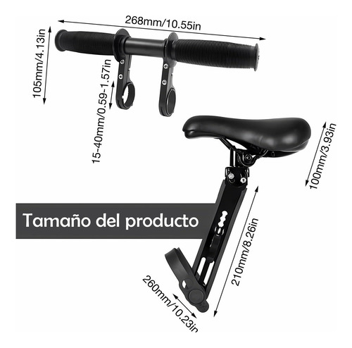 Asiento De Seguridad Para Bicicleta Para Niños, Accesorios