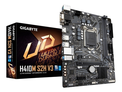 Imagen 1 de 5 de Motherboard H410m S2h V3 Gigabyte Intel S1200