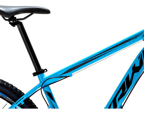 Bicicleta Aro 29 Krw Alumínio 21vel Freio Disco Suspensão S3 Cor Azul/preto