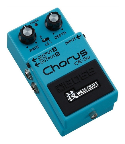 Pedal Boss Ce2w Chorus Waza Craft + Cable Interpedal