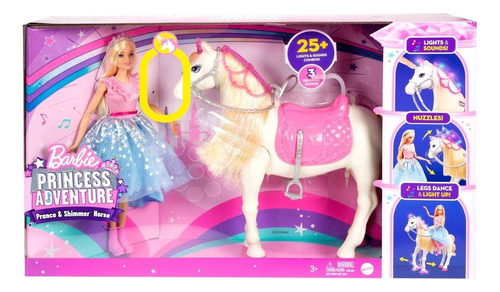 Barbie Princesa Morning Star Gml79 Unicornio