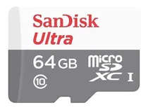 Comprar Micro Sd 64gb Memoria Sandisk Ultra 100mbs Clase 10 Oferta