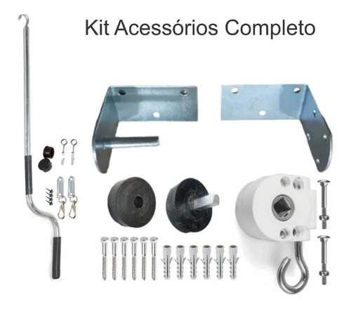 Imagem 5 de 7 de 1 Kit Toldo Retrátil 400 Largura X 300 Altura - So3m