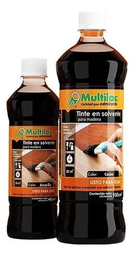 Multilac Tinta Para Madera 480cc