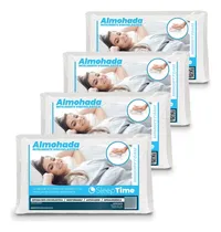 Comprar Combo X4 Almohadas Inteligentes Sleeptime 70x40 Con Funda