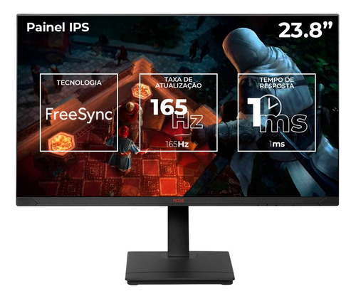 Monitor Gamer Pichau Centauri Pulse 24 Pol Ips Fhd 165hz 1ms