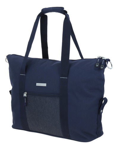 Valija Grande Chenson Pro Multiusos Heri Color Azul Oscuro Liso