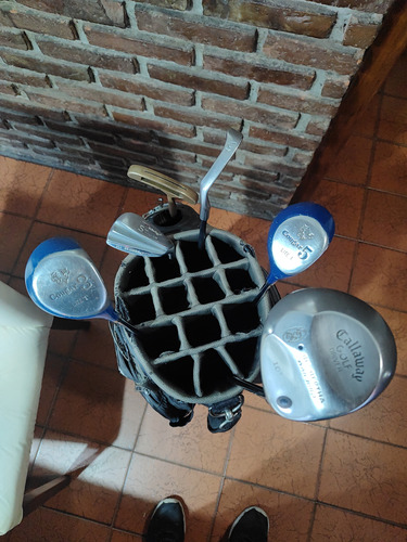 Bolsa Golf Nike, 14 Div, 12 Bolsillos Y Palos De Juego Golf (Usado)