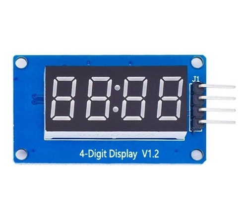 Tm1637 Tm 1637 Pantalla Led 7 Segmento 4 Bits Reloj Digital