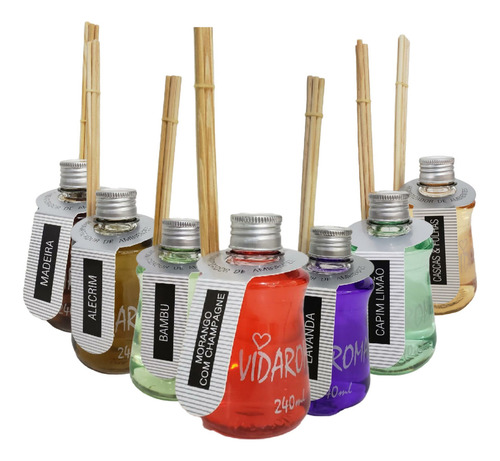 4 Aromatizantes Sortidos Varetas 240ml