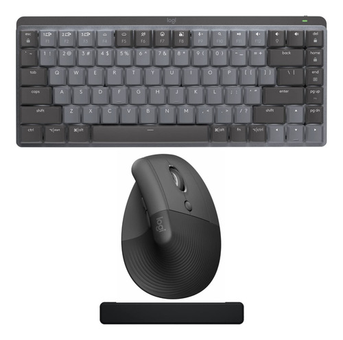 Mini Teclado Mecanico Tactil Mouse Ergonomico Inalambrico 4