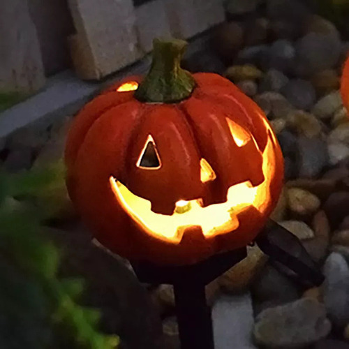 Linterna Solar Jack-o-ghost Para Jardín, Halloween, 2 Unidad