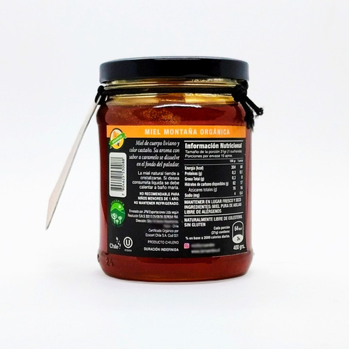 Imagen 2 de 7 de Miel Multifloral Montaña Orgánica Premium - 400g