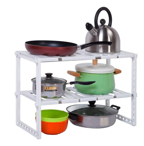 Estante Ajustable Organizador Multiuso Cocina Dormitorio