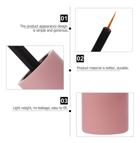 Tubos De Rímel De Plástico Vacíos Para Pestañas Y Labios, 6