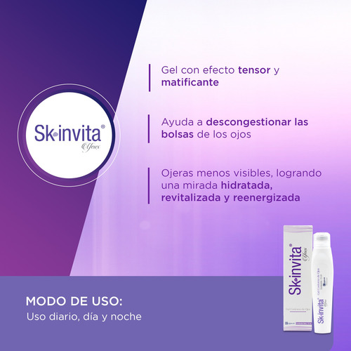 Skinvita Yeux Gel Contorno De Ojos Antiedad 15 Ml