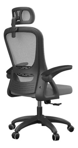 Silla de escritorio Levys Bazar Gamer 9214 ergonómica  negra con tapizado de cuero sintético