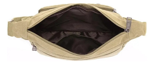Bolsa De Lona Para Hombre Y Mujer, Casual, Con Capas
