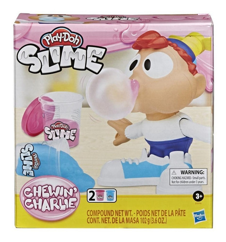 Imagen 2 de 8 de Play Doh Masas Slime Chewin Charlie Burbujas Chicle B8996