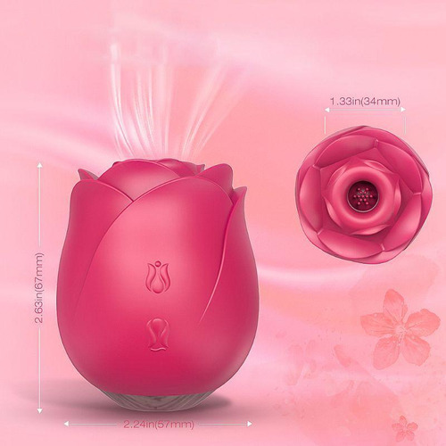 Rosa Vibratoria Com Estimulador De Clitoris Flower 2 S-hande