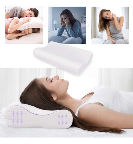 Zg Home Queen Almohada De Espuma Viscoelástica, Almohada Par