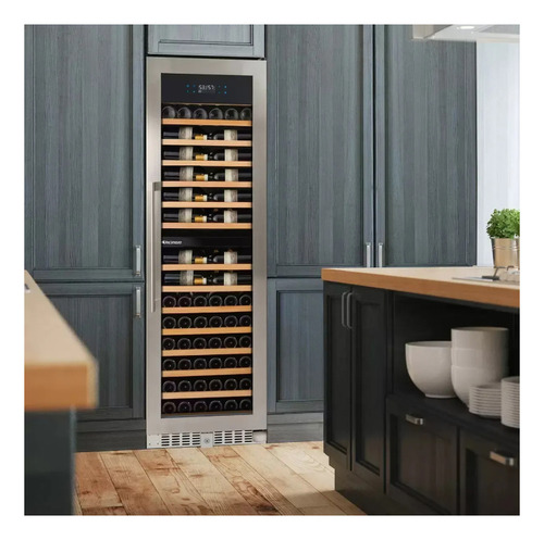 Cava Wine Enthusiast 150 Botellas Negro/inoxidable