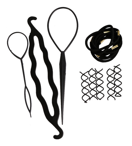 1 Set De Herramientas Para Hacer Trenzas En El Cabello