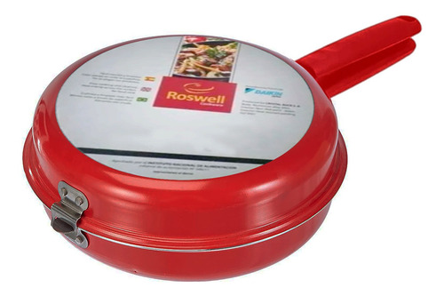 Sarten Doble 26cm Teflon Antiadherente Tortilla Roswell Tsr