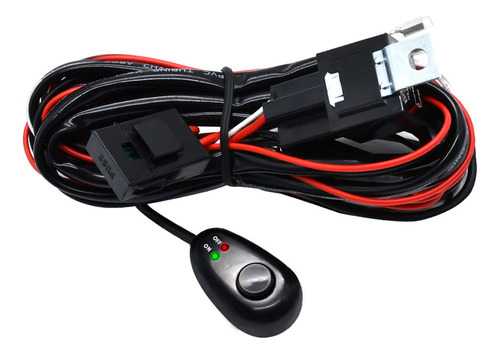 Kit De Arnés De Cableado Con Barra De Luz Led, 300 W, 2 Cabl