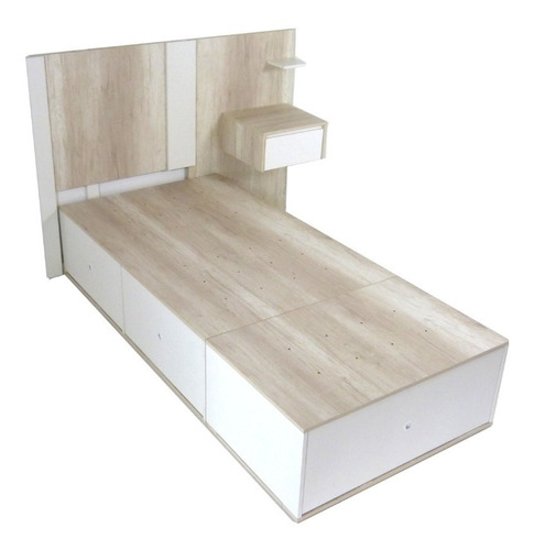 Respaldo Para Sommier Cama 80 A 100 Cm Melamina 3008 Text