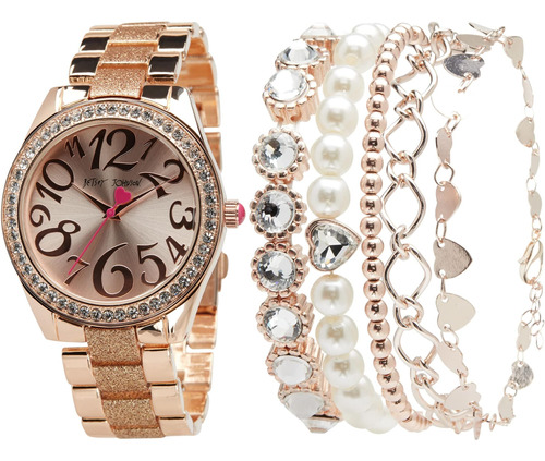 Betsey Johnson Juego De Relojes Para Mujer - Reloj De Pulser