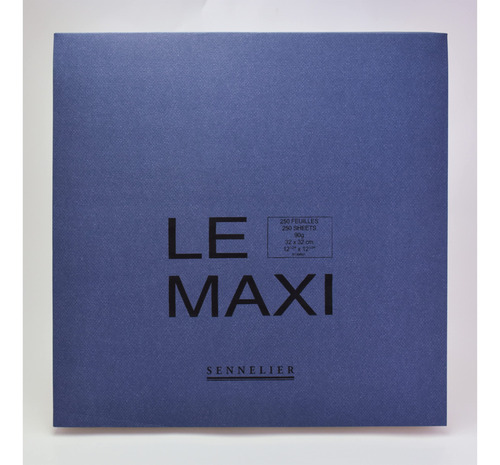 Sennelier: Le Maxi: Cuaderno De Dibujo: 12.6 X 12.6in.