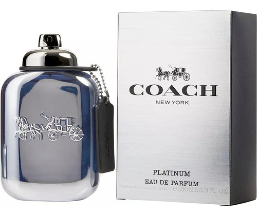 Perfume Caballero Eau Parfum Coach New York Platinum 100ml