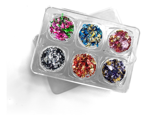 Folha De Ouro Para Unhas Encapsuladas Gel Manicure Nail Art