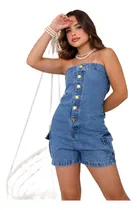 Comprar Macaquinho Jeans Tomara Que Caia Juvenil Feminino