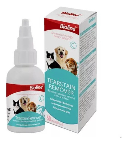 Removedor Lagrimales Perros Y Gatos Bioline 50ml