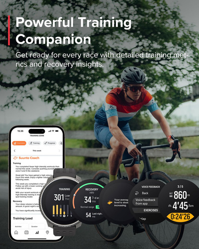 Reloj Deportivo Suunto Race Gps Tracker Con Pantalla Táctil