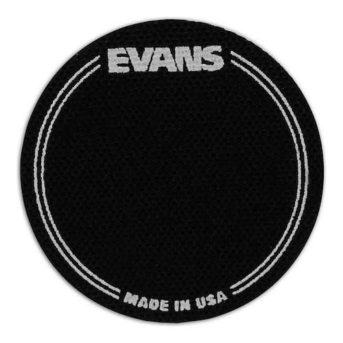 Patch Evans Eqpb1 Negro Nylon Para Parche De Bombo X2