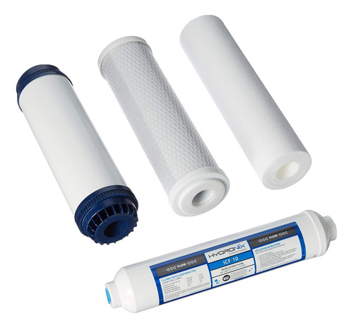 5 Stage 4pc Reverse Osmosis Ro Water Filter Cartridges, Pre