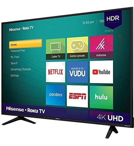 Smart TV de 58" Hisense H6500E Series 58H6550E con pantalla LED 4K