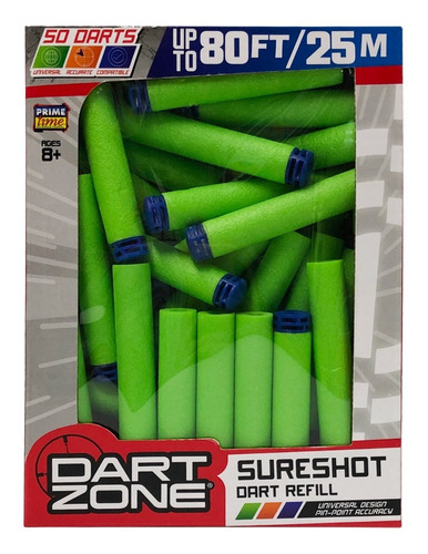 Set Repuestos 50 Dardos Dart Zone Original